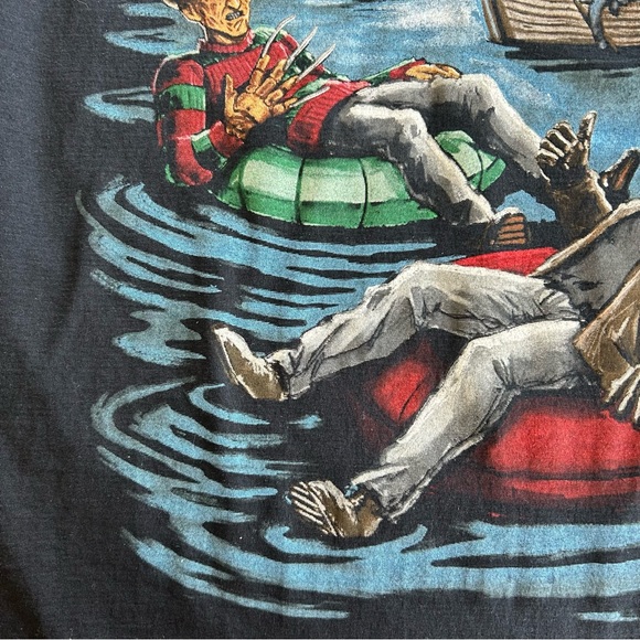 Freddy & Jason Camp Crystal Lake T-Shirt Size 2XL - Picture 7 of 9
